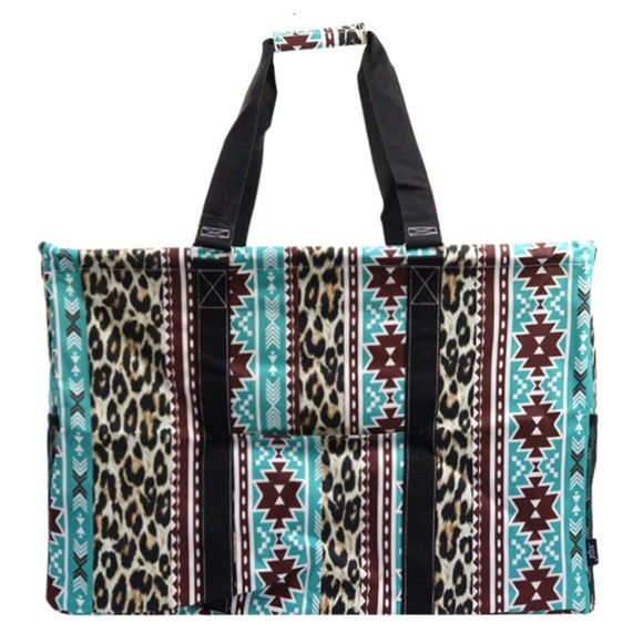 Aztec Leopard Extra Large All Purpose Large Utility Bag - Picture 1 of 4